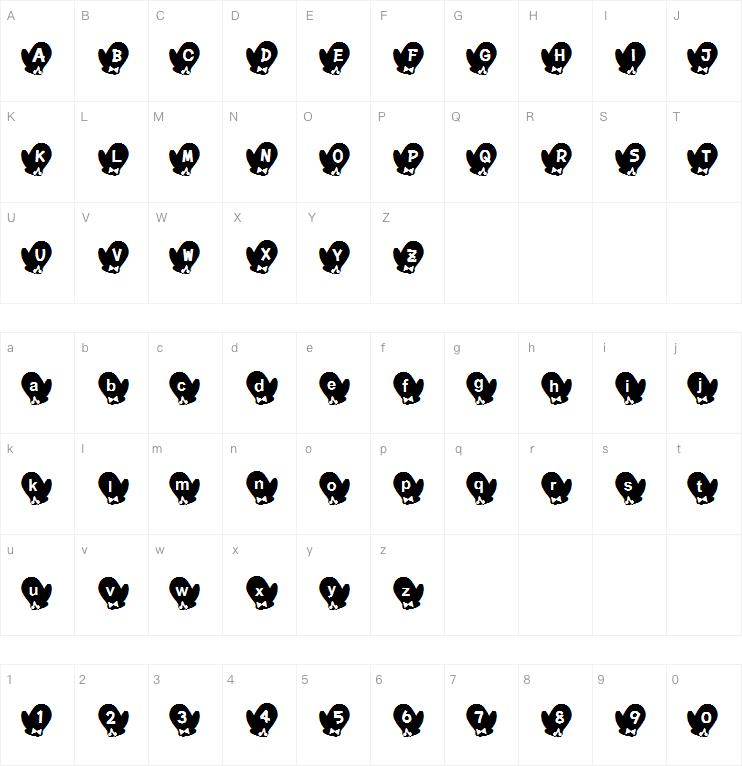 Tebukuro字体