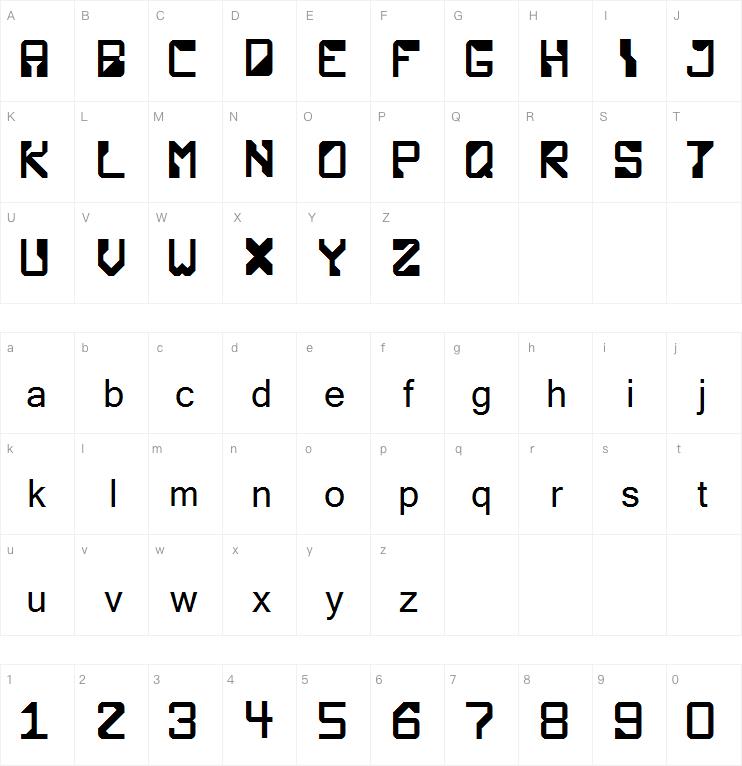 TechnoPro字体
