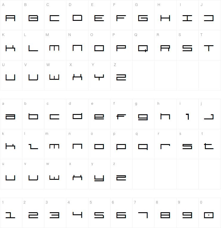 Techno 'Til Dawn字体