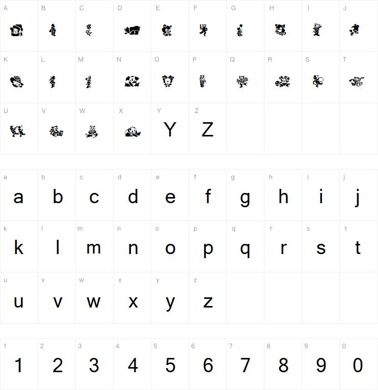 TeddyBears字体