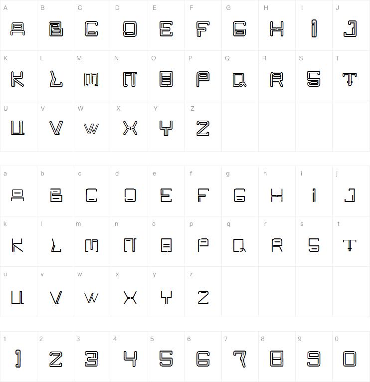 Teknik 14字体