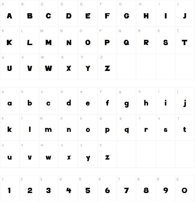 Teletoon Lowercase字体