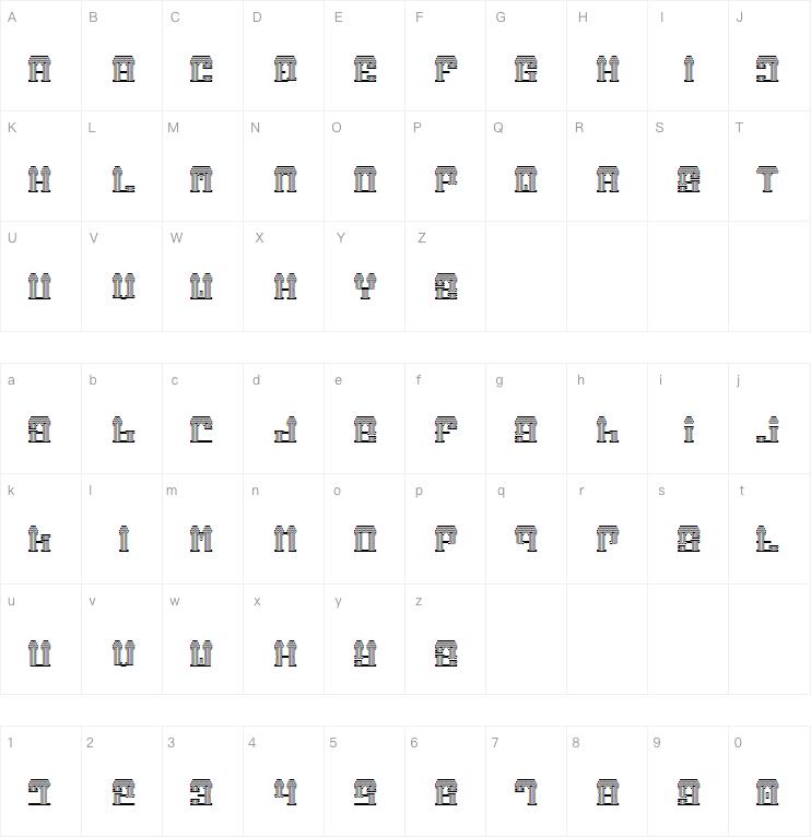 Temple of Gong字体