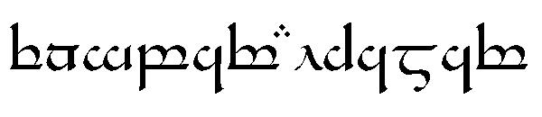 Tengwar Eldamar字体