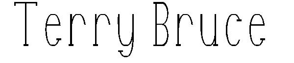 Terry Bruce字体
