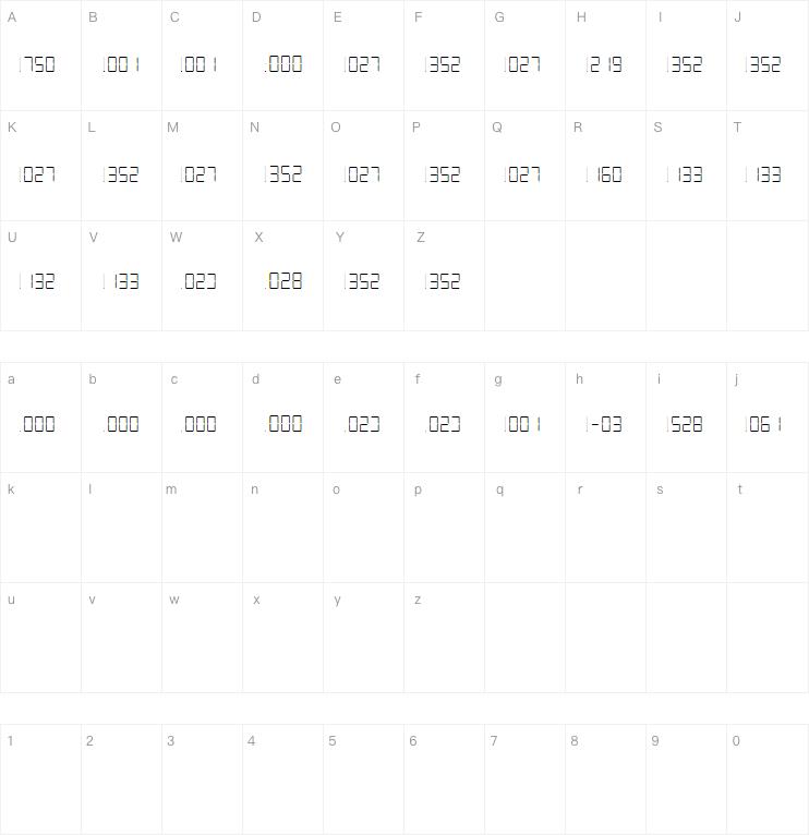 TestInstructions字体
