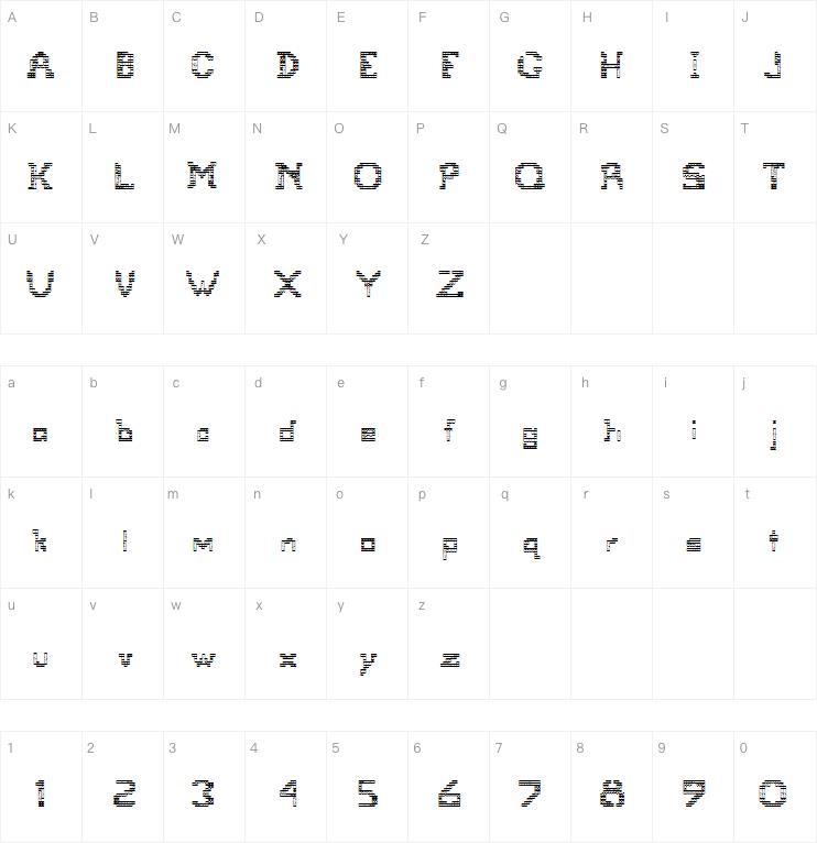 Tetris 2字体