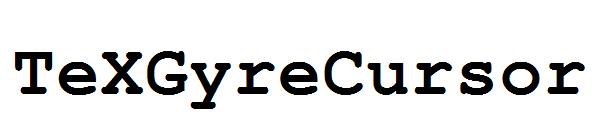 TeXGyreCursor字体