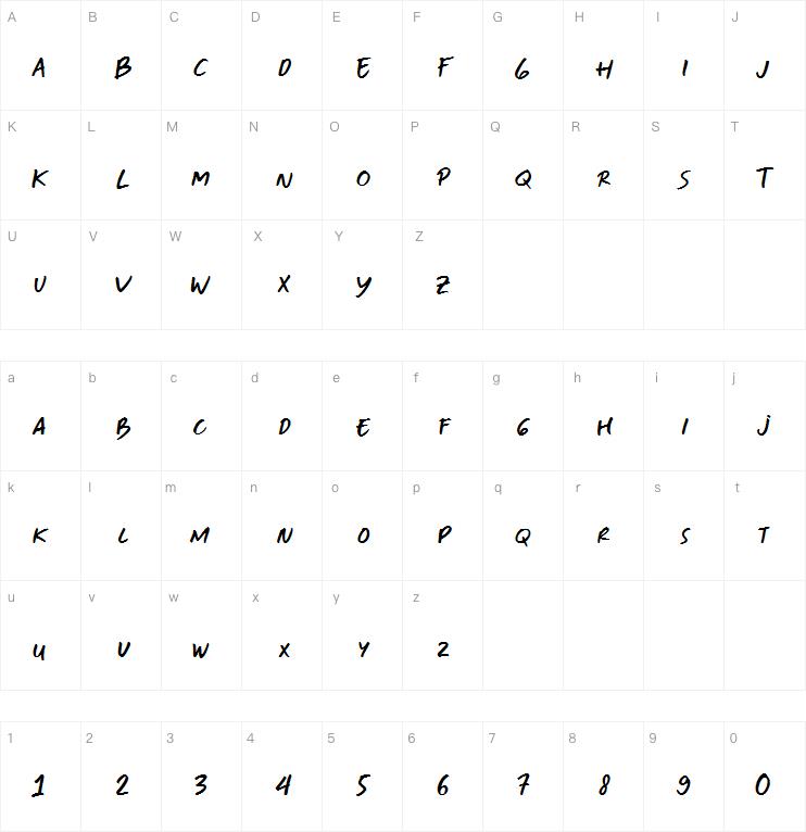 TF-Handwriting字体