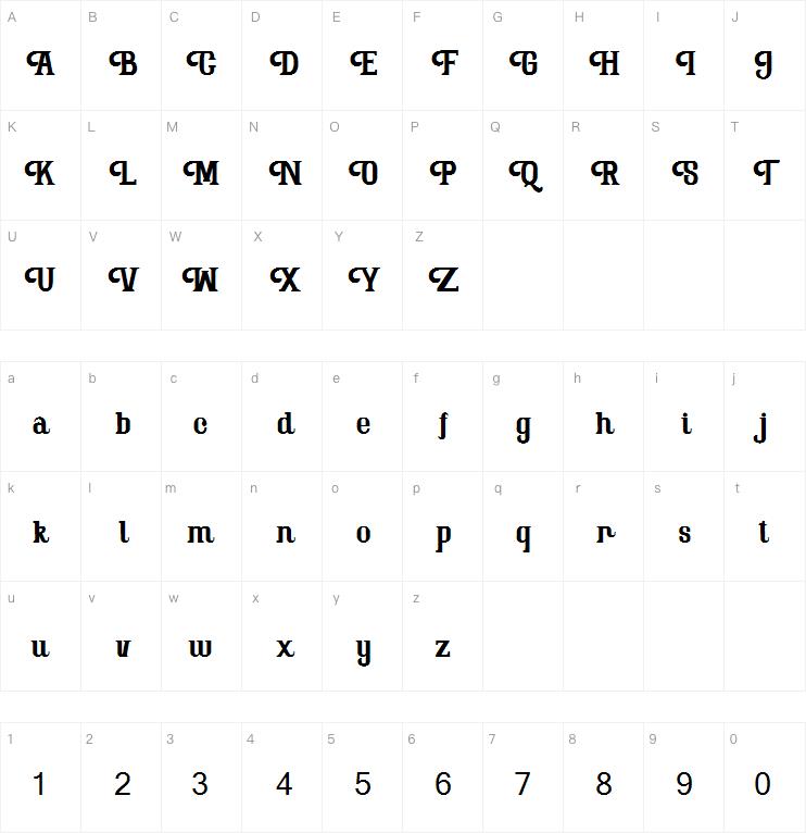The Arthaya字体