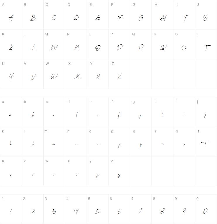 The Boston字体