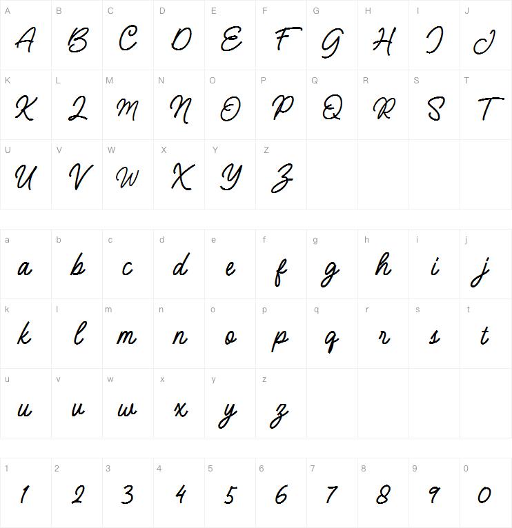 The Bristers Script字体