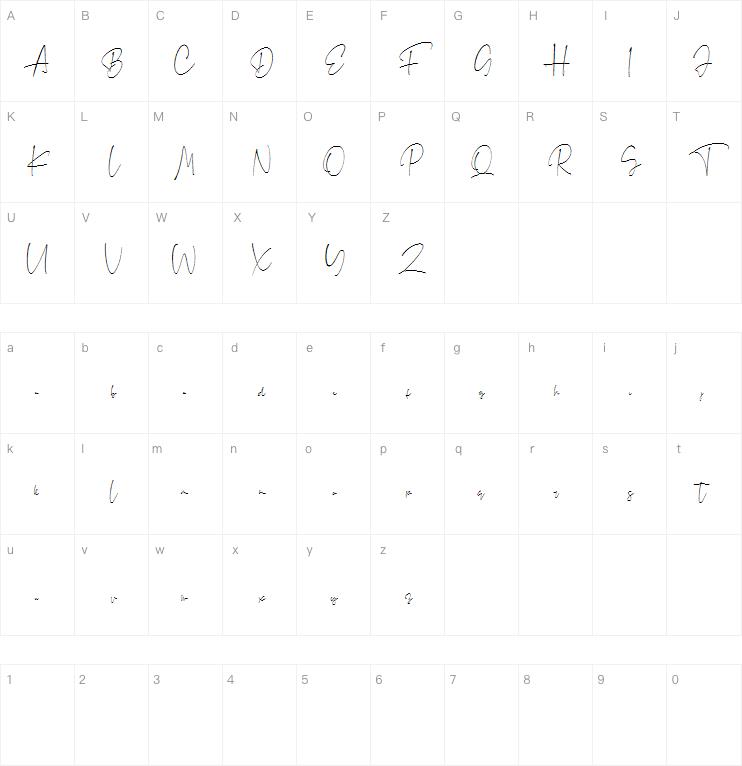 The Brittany Script字体