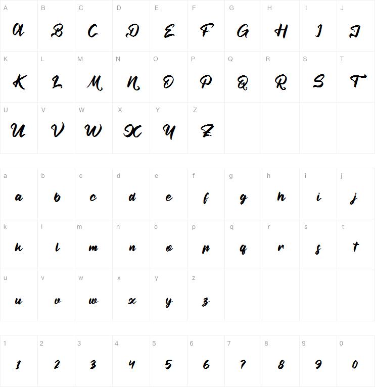 The California Hustle字体