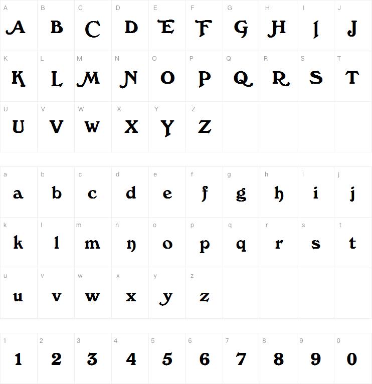 The CheddarCake Factory字体