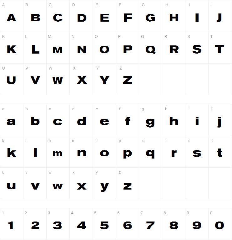THE_DONALD字体
