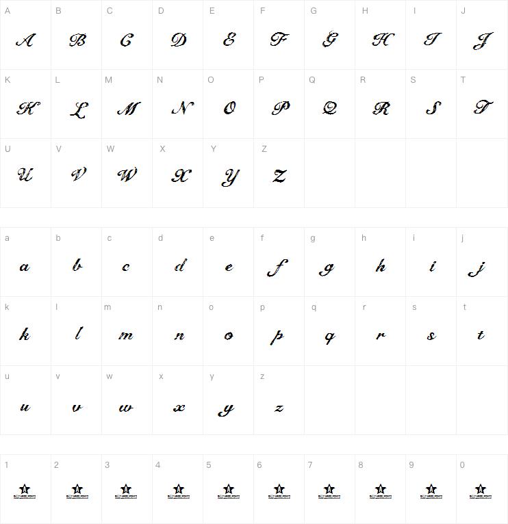 The Dreamer字体