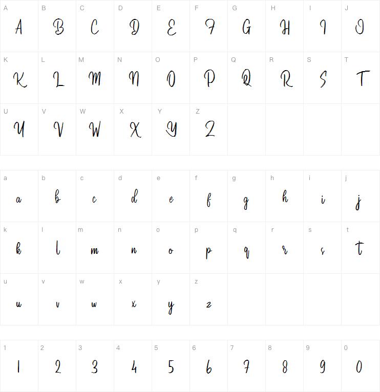 The Gaston Swisea字体