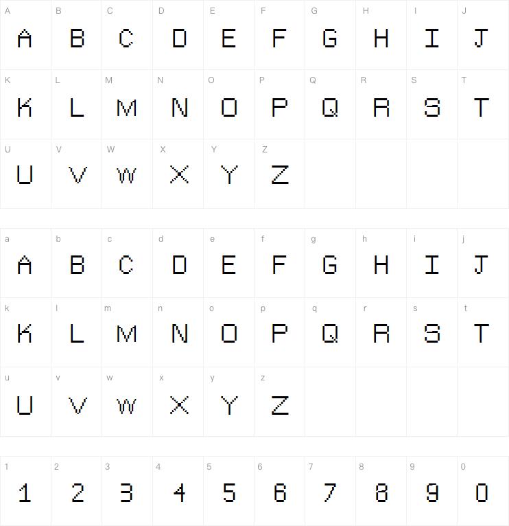The Jewish Bitmap字体