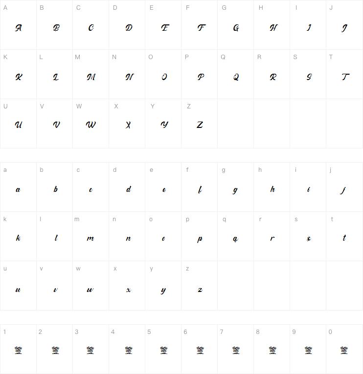 The Knight字体