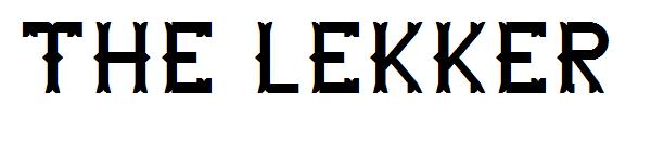 The Lekker字体