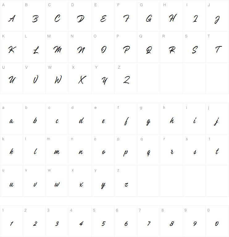 The Lunatique 字体