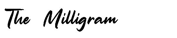 The Milligram字体