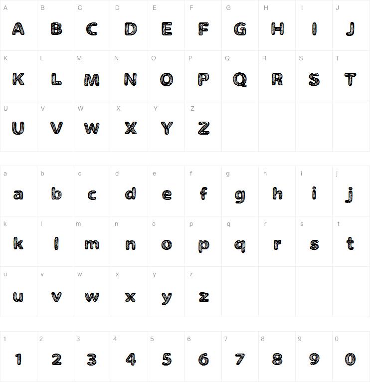 The Naturel Txt字体