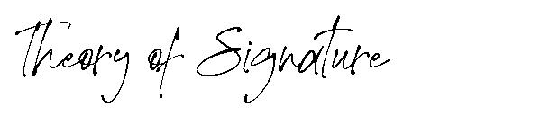 Theory of Signature