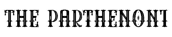 THE PARTHENON1字体
