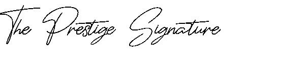 The Prestige Signature字体