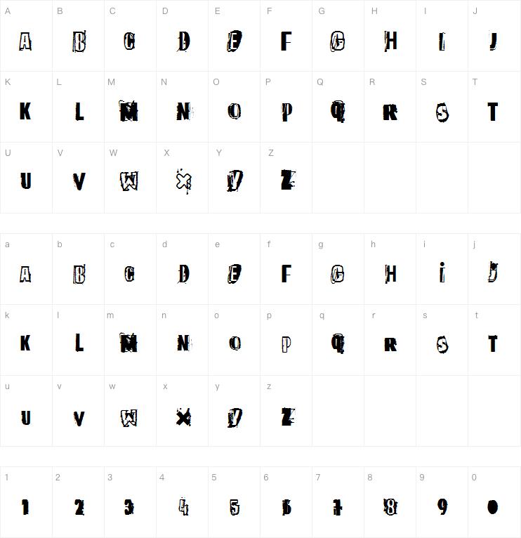 The quick monkey字体