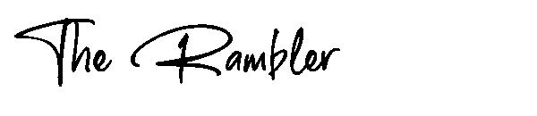 The Rambler字体