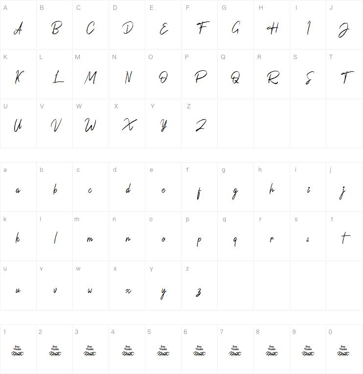 The Rich Jullietta字体