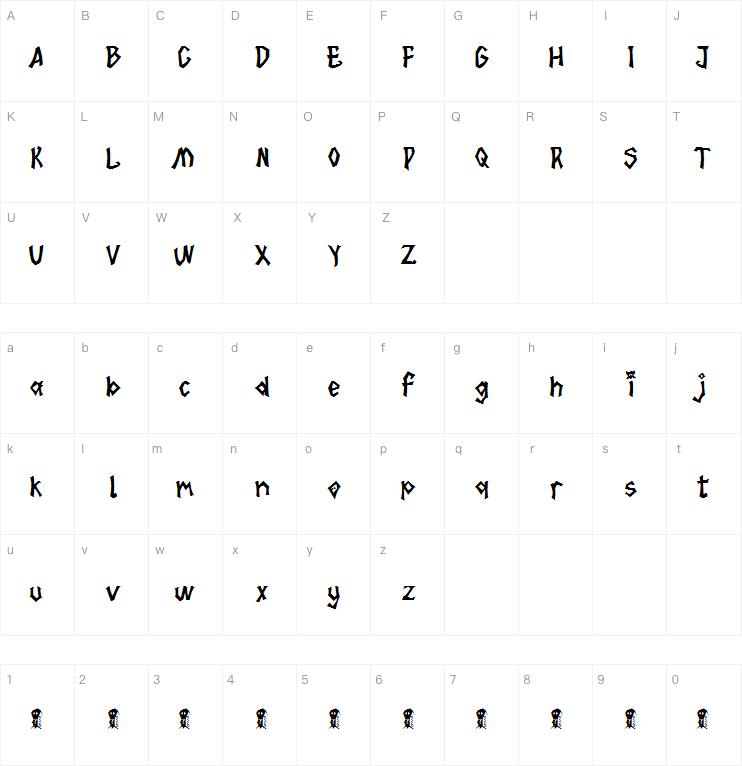 The Shadow Adventure字体