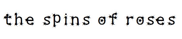 the spins of roses字体