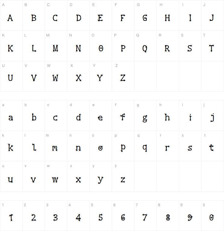 the spins of roses字体