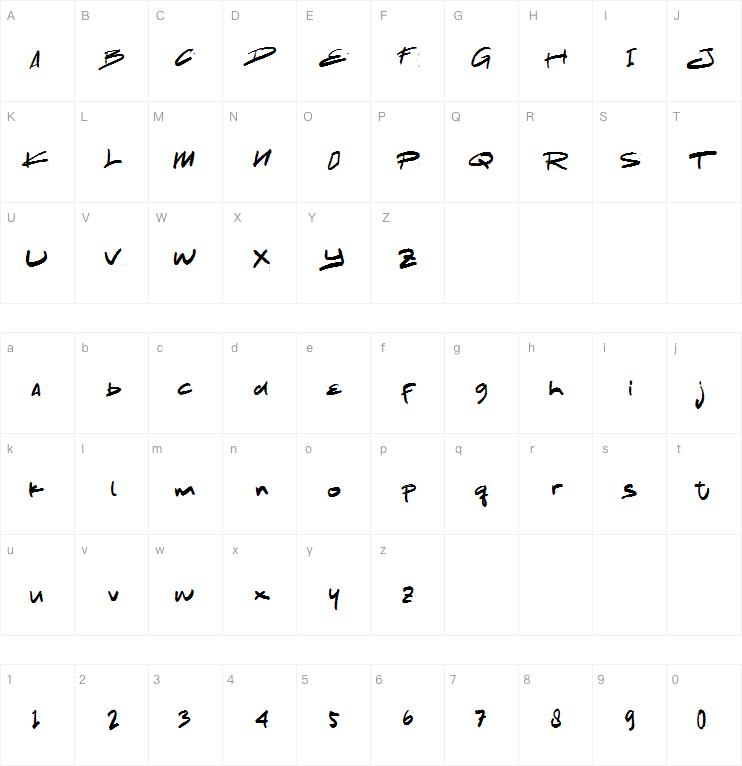 The Spooky Night字体