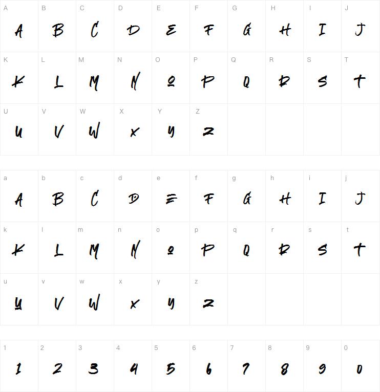 The Stamshons字体