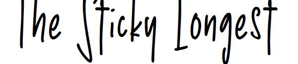 The Sticky Longest字体
