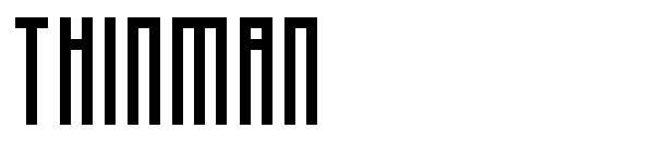 Thinman字体
