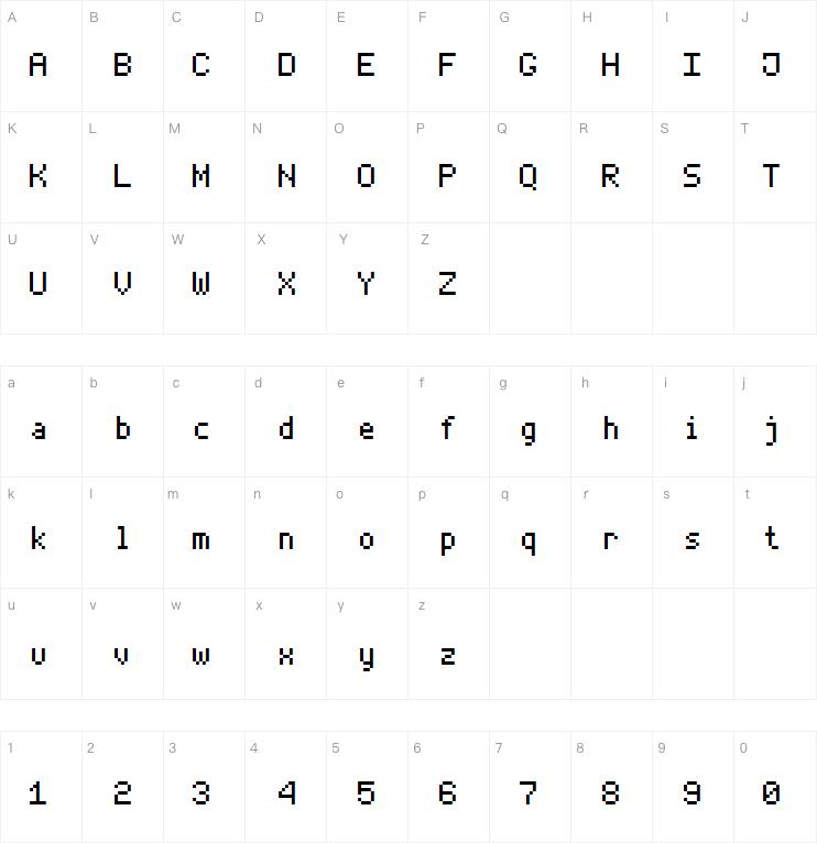 Thin Pixel-7字体
