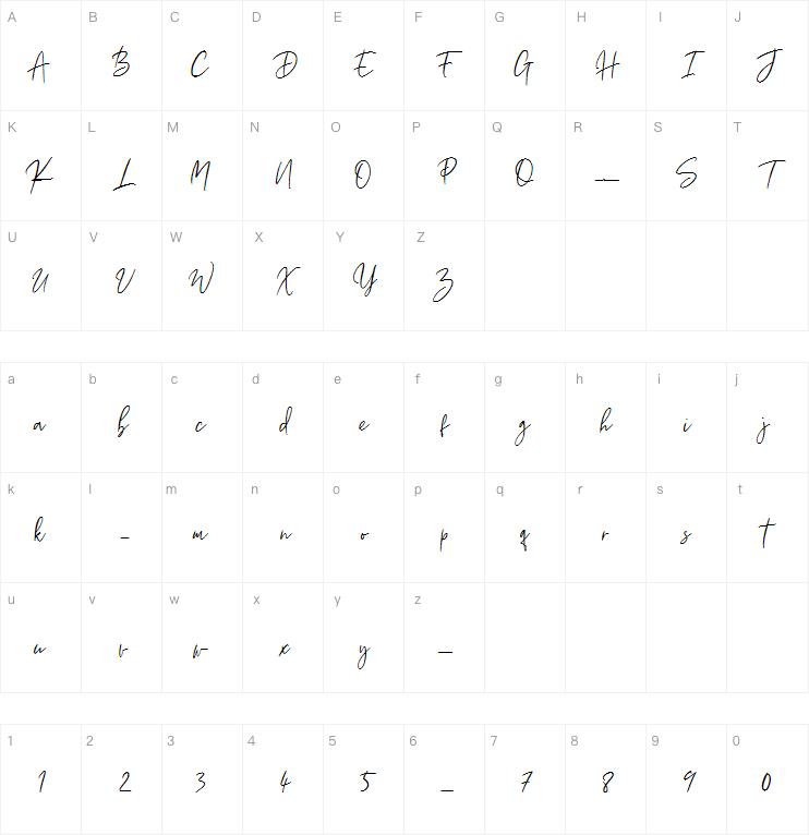 Thransty Handwritten Script字体