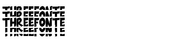 THREEFONTE字体