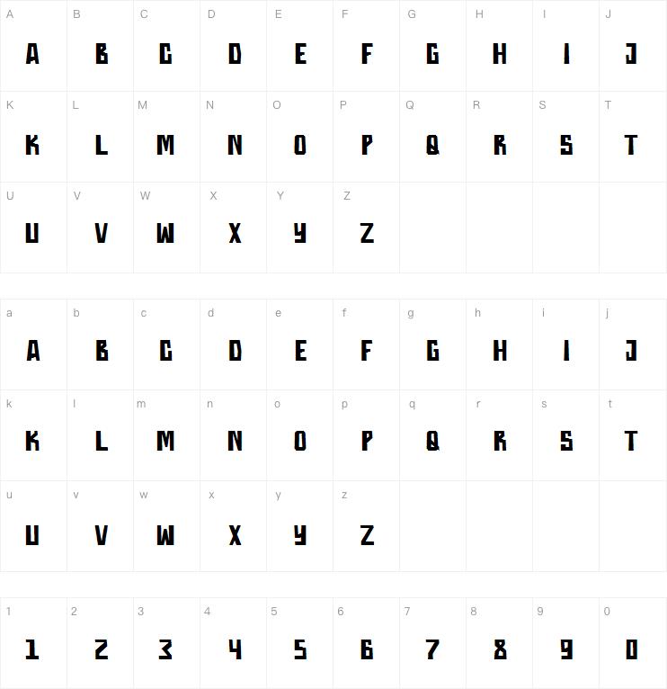 Throostle字体