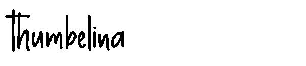 Thumbelina字体
