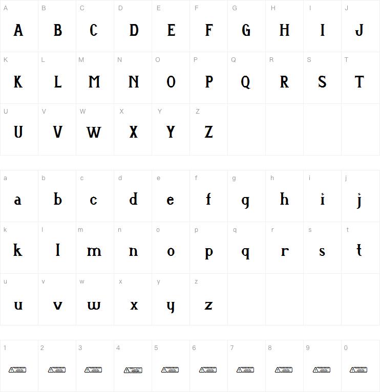 Thunderbolt字体