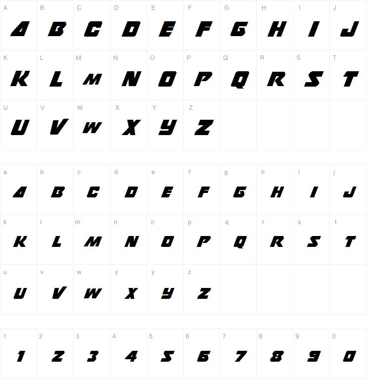 Thunderstrike字体