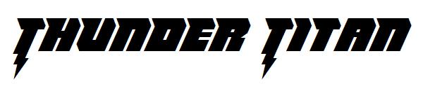 Thunder Titan字体