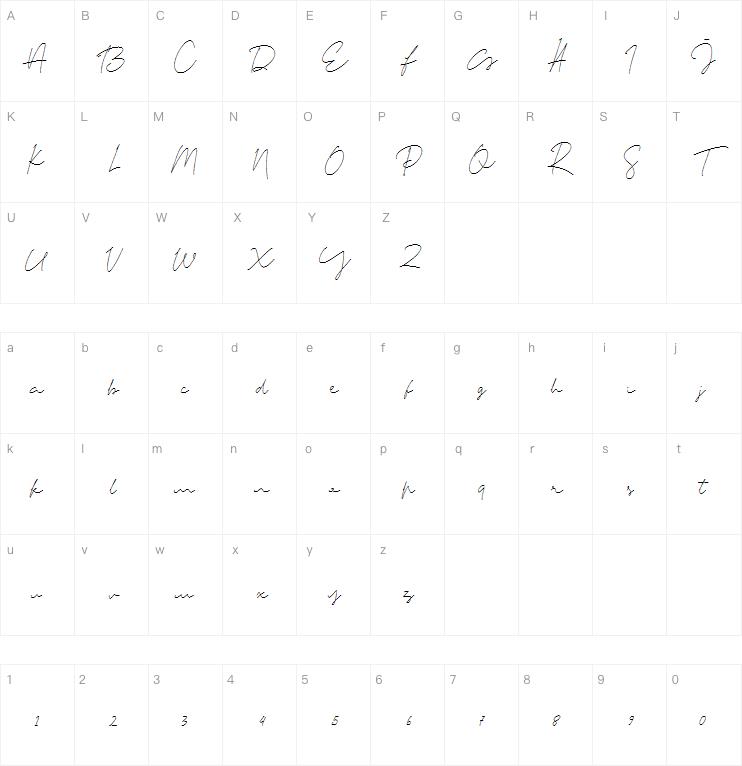 Tiffany Script字体